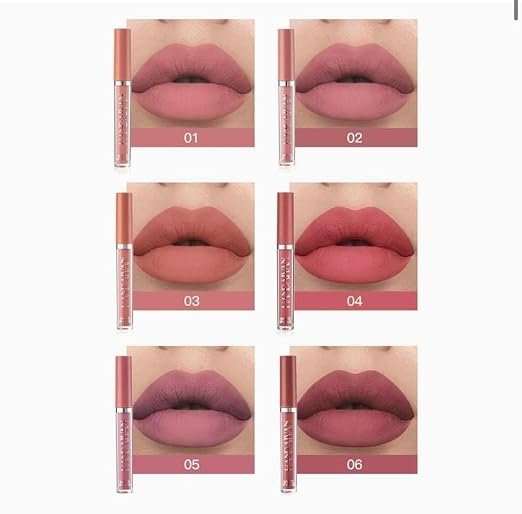 this image is a catelog of lipstick palate