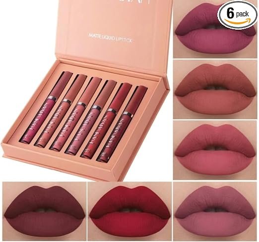 this image is a catelog of lipstick palate