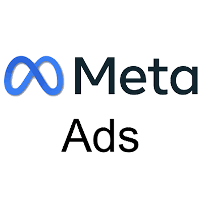 this is a photo of meta ads in blue colour.